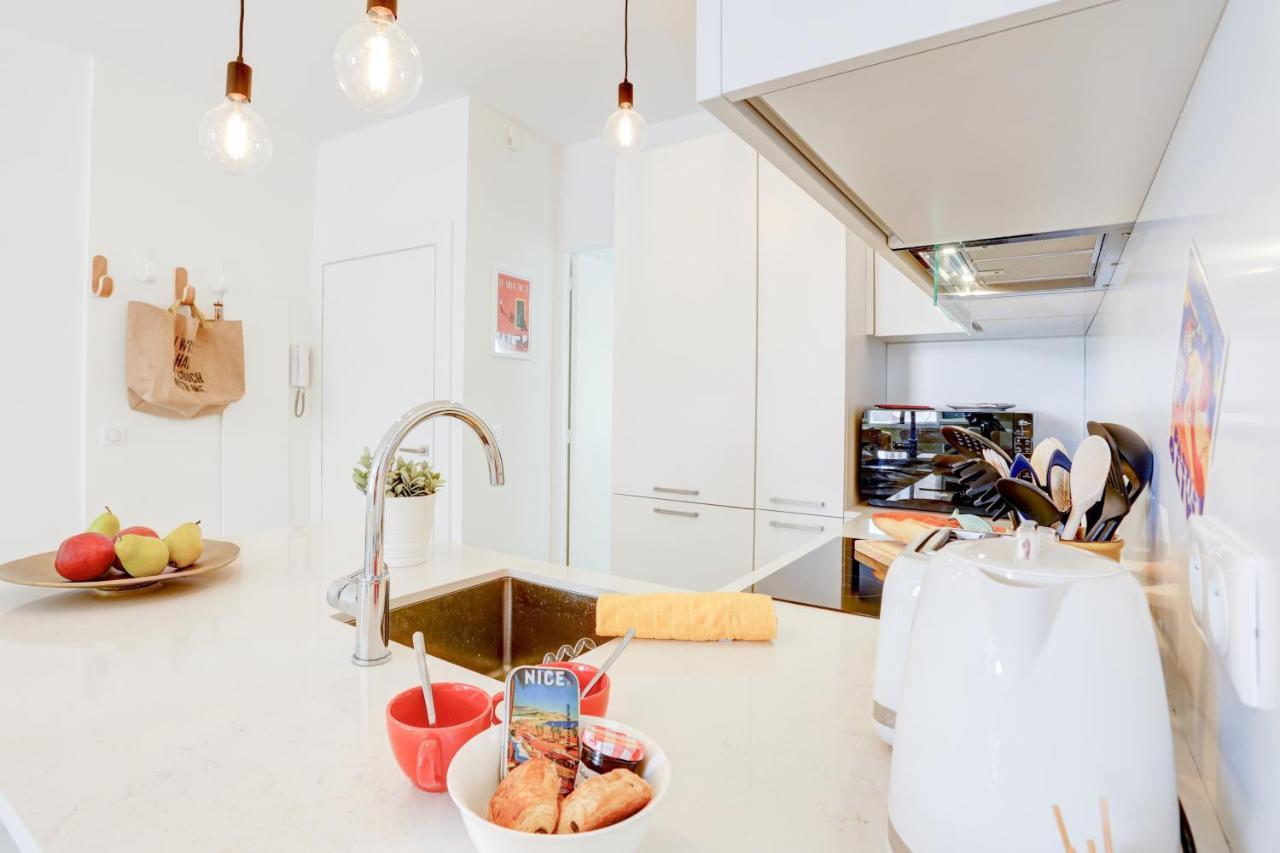 Lou C -Charmant Apt, Clim, Wifi, Refait A Neuf, 6Pers Nice Bagian luar foto